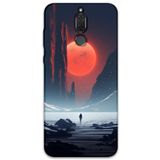Gramaphone Huawei Mate 10 Lite ile Uyumlu Uzay Desenli Telefon Kılıfı + Ekran Koruyucu - 5861