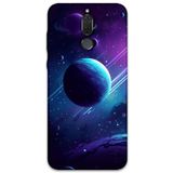 Gramaphone Huawei Mate 10 Lite ile Uyumlu Uzay Desenli Telefon Kılıfı + Ekran Koruyucu - 5866
