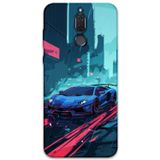 Gramaphone Huawei Mate 10 Lite Uyumlu Araba Desenli Telefon Kılıfı + Ekran Koruyucu - 5763