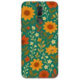 Gramaphone Huawei Mate 10 Lite Uyumlu Çiçek Desenli Telefon Kılıfı + Ekran Koruyucu - 5786
