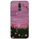 Gramaphone Huawei Mate 10 Lite Uyumlu Çiçek Desenli Telefon Kılıfı + Ekran Koruyucu - 5793
