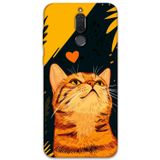 Gramaphone Huawei Mate 10 Lite Uyumlu Kedi Desenli Telefon Kılıfı + Ekran Koruyucu - 5783