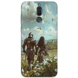 Gramaphone Huawei Mate 10 Lite Uyumlu Retro Desenli Telefon Kılıfı + Ekran Koruyucu - 5843