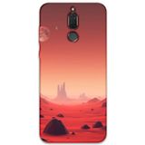 Gramaphone Huawei Mate 10 Lite Uyumlu Uzay Desenli Telefon Kılıfı + Ekran Koruyucu - 5859