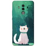 Gramaphone Huawei Mate 10 Pro Uyumlu Kedi Desenli Telefon Kılıfı + Ekran Koruyucu - 5781