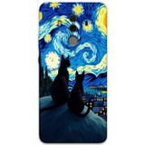 Gramaphone Huawei Mate 10 Pro Uyumlu Kedi Desenli Telefon Kılıfı + Ekran Koruyucu - 5782