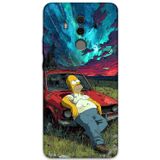 Gramaphone Huawei Mate 10 Pro Uyumlu Simpson Desenli Telefon Kılıfı + Ekran Koruyucu - 5938