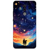 Gramaphone Huawei Mate 10 Pro Uyumlu Uzay Desenli Telefon Kılıfı + Ekran Koruyucu - 5863