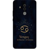 Gramaphone Huawei Mate 10 Pro Uyumlu Yengeç Burcu Desenli Telefon Kılıfı + Ekran Koruyucu - 5771