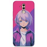 Gramaphone Huawei Mate 20 Lite ile Uyumlu Anime Desenli Telefon Kılıfı + Ekran Koruyucu - 5742