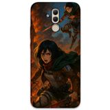 Gramaphone Huawei Mate 20 Lite ile Uyumlu Anime Desenli Telefon Kılıfı + Ekran Koruyucu - 5744