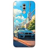 Gramaphone Huawei Mate 20 Lite ile Uyumlu Araba Desenli Telefon Kılıfı + Ekran Koruyucu - 5760
