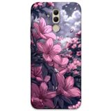 Gramaphone Huawei Mate 20 Lite ile Uyumlu Çiçek Desenli Telefon Kılıfı + Ekran Koruyucu - 5796