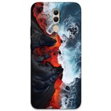 Gramaphone Huawei Mate 20 Lite ile Uyumlu Mermer Desenli Telefon Kılıfı + Ekran Koruyucu - 5811