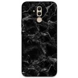 Gramaphone Huawei Mate 20 Lite ile Uyumlu Mermer Desenli Telefon Kılıfı + Ekran Koruyucu - 5815