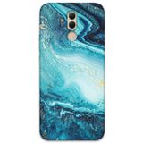 Gramaphone Huawei Mate 20 Lite ile Uyumlu Mermer Desenli Telefon Kılıfı + Ekran Koruyucu - 5818