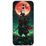 Gramaphone Huawei Mate 20 Lite ile Uyumlu Samuray Desenli Telefon Kılıfı + Ekran Koruyucu - 5822