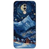 Gramaphone Huawei Mate 20 Lite ile Uyumlu Uzay Desenli Telefon Kılıfı + Ekran Koruyucu - 5857