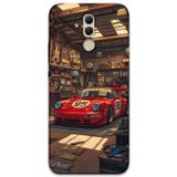 Gramaphone Huawei Mate 20 Lite Uyumlu Araba Desenli Telefon Kılıfı + Ekran Koruyucu - 5759