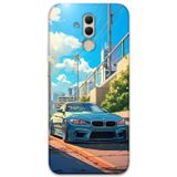 Gramaphone Huawei Mate 20 Lite Uyumlu Araba Desenli Telefon Kılıfı + Ekran Koruyucu - 5760
