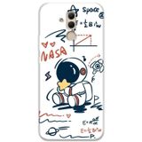 Gramaphone Huawei Mate 20 Lite Uyumlu Astronot Desenli Telefon Kılıfı + Ekran Koruyucu - 5858