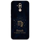 Gramaphone Huawei Mate 20 Lite Uyumlu Başak Burcu Desenli Telefon Kılıfı + Ekran Koruyucu - 5773