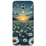 Gramaphone Huawei Mate 20 Lite Uyumlu Çiçek Desenli Telefon Kılıfı + Ekran Koruyucu - 5792