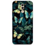 Gramaphone Huawei Mate 20 Lite Uyumlu Kelebek Desenli Telefon Kılıfı + Ekran Koruyucu - 5791