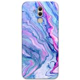 Gramaphone Huawei Mate 20 Lite Uyumlu Mermer Desenli Telefon Kılıfı + Ekran Koruyucu - 5816
