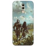 Gramaphone Huawei Mate 20 Lite Uyumlu Retro Desenli Telefon Kılıfı + Ekran Koruyucu - 5843