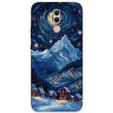 Gramaphone Huawei Mate 20 Lite Uyumlu Uzay Desenli Telefon Kılıfı + Ekran Koruyucu - 5857