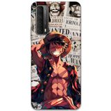 Gramaphone Huawei P Smart 2021 ile Uyumlu Anime Desenli Telefon Kılıfı + Ekran Koruyucu - 5754