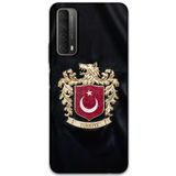 Gramaphone Huawei P Smart 2021 ile Uyumlu Türk Desenli Telefon Kılıfı + Ekran Koruyucu - 5855