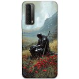 Gramaphone Huawei P Smart 2021 Uyumlu Retro Desenli Telefon Kılıfı + Ekran Koruyucu - 5840