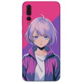 Gramaphone Huawei P20 Pro Uyumlu Anime Desenli Telefon Kılıfı + Ekran Koruyucu - 5742