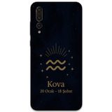 Gramaphone Huawei P20 Pro Uyumlu Kova Burcu Desenli Telefon Kılıfı + Ekran Koruyucu - 5778