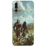 Gramaphone Huawei P20 Pro Uyumlu Retro Desenli Telefon Kılıfı + Ekran Koruyucu - 5843