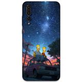 Gramaphone Huawei P20 Pro Uyumlu Simpson Desenli Telefon Kılıfı + Ekran Koruyucu - 5937