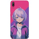 Gramaphone Huawei Y7 Prime 2019 Uyumlu Anime Desenli Telefon Kılıfı + Ekran Koruyucu - 5742