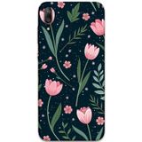 Gramaphone Huawei Y7 Prime 2019 Uyumlu Çiçek Desenli Telefon Kılıfı + Ekran Koruyucu - 5788