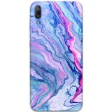 Gramaphone Huawei Y7 Prime 2019 Uyumlu Mermer Desenli Telefon Kılıfı + Ekran Koruyucu - 5816