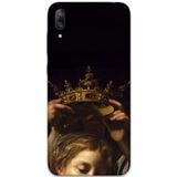 Gramaphone Huawei Y7 Prime 2019 Uyumlu Retro Desenli Telefon Kılıfı + Ekran Koruyucu - 5833