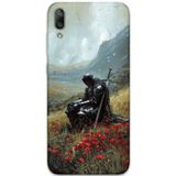 Gramaphone Huawei Y7 Prime 2019 Uyumlu Retro Desenli Telefon Kılıfı + Ekran Koruyucu - 5840