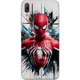 Gramaphone Huawei Y7 Prime 2019 Uyumlu Spiderman Desenli Telefon Kılıfı + Ekran Koruyucu - 5831