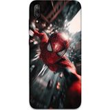 Gramaphone Huawei Y7 Prime 2019 Uyumlu Spiderman Desenli Telefon Kılıfı + Ekran Koruyucu - 5933