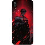 Gramaphone Huawei Y7 Prime 2019 Uyumlu Superman Desenli Telefon Kılıfı + Ekran Koruyucu - 5929