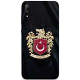 Gramaphone Huawei Y7 Prime 2019 Uyumlu Türk Desenli Telefon Kılıfı + Ekran Koruyucu - 5855