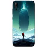 Gramaphone Huawei Y7 Prime 2019 Uyumlu Uzay Desenli Telefon Kılıfı + Ekran Koruyucu - 5864
