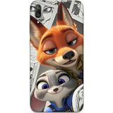 Gramaphone Huawei Y7 Prime 2019 Uyumlu Zootopia Desenli Telefon Kılıfı + Ekran Koruyucu - 5942