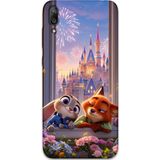 Gramaphone Huawei Y7 Prime 2019 Uyumlu Zootopia Desenli Telefon Kılıfı + Ekran Koruyucu - 5943